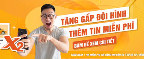 [CHỢ TỐT XE] Tăng gấp đôi hình – Thêm tin miễn phí