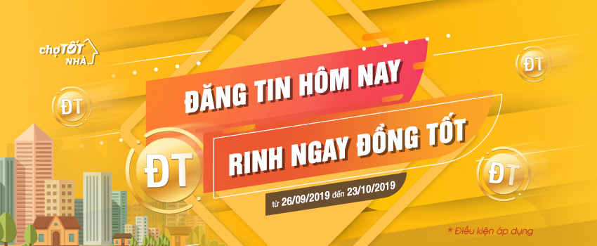 ĐĂNG TIN HÔM NAY – RINH NGAY ĐỒNG TỐT TỪ CHỢ TỐT NHÀ