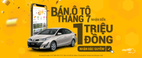 BÁN XE THẢ GA VỚI ƯU ĐÃI LÊN TỚI 1 TRIỆU ĐỒNG