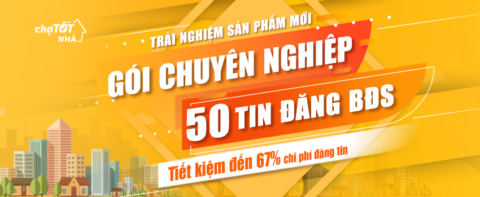 Chợ Tốt Nhà cập nhật tính năng – Gói Chuyên Nghiệp