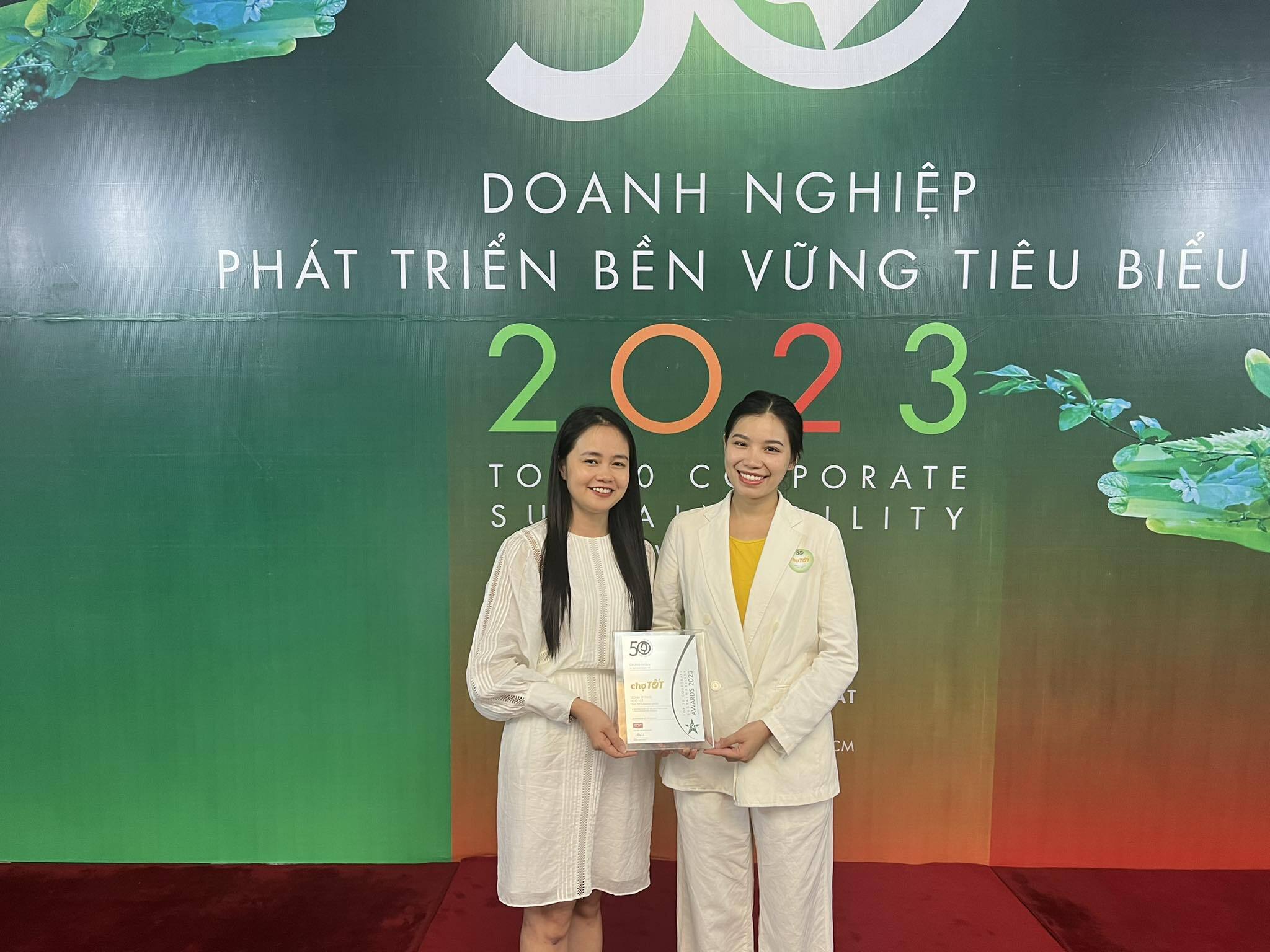 [Vietnamese Blog] Chợ Tốt vinh dự nhận giải thưởng Top 50 Doanh nghiệp Phát triển Bền vững 2023