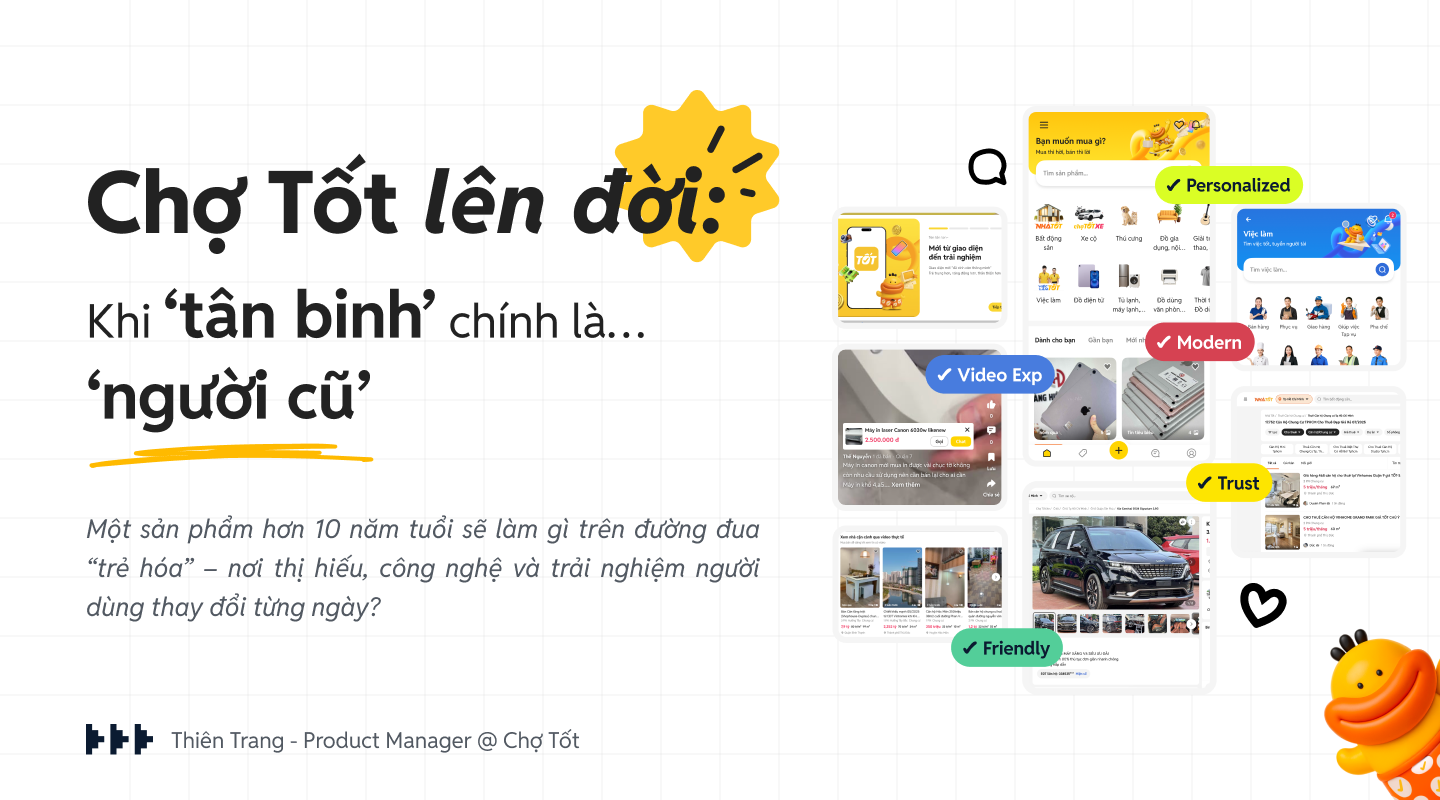 Chợ Tốt lên đời: Khi ‘tân binh’ chính là… người cũ