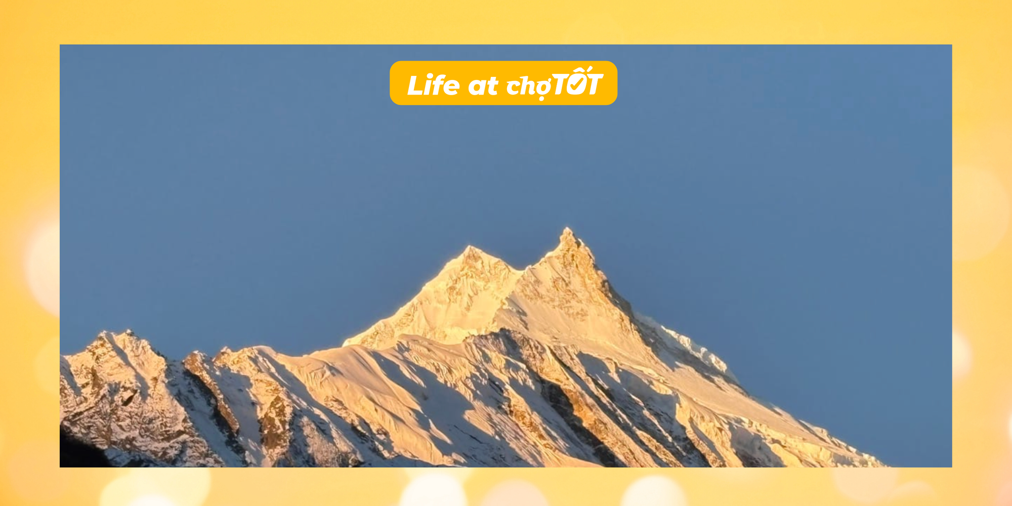 Mình là người may mắn!