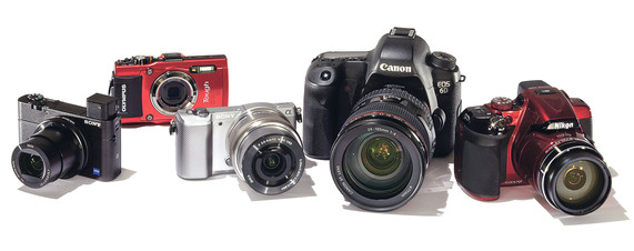 Thị trường máy ảnh giá rẻ khá đa dạng về chủng loại và giá cả. Nguồn: legacyimagery.com