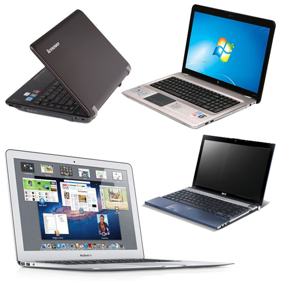 Các mẫu laptop – Nguồn: plus.google.com