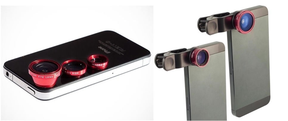 Bộ lens chụp ảnh 3 trong 1 tiện dụng dành cho smartphone. Nguồn: mobileheads.us