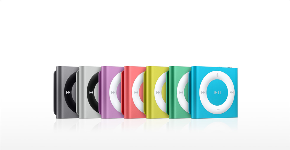 iPod Shuffle nhỏ gọn thích hợp cho người phải thường xuyên di chuyển. Nguồn: http:www.winphoneviet.com.