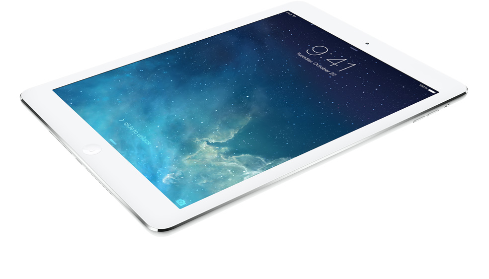 iPad Air được xem là chiếc máy tính bảng mỏng và nhẹ nhất của hãng Apple. Nguồn: apple.com