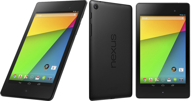 Google Nexus 7 có kích thước nhỏ gọn và sử dụng hệ điều hành Android. Nguồn: pcadvisor.co.uk