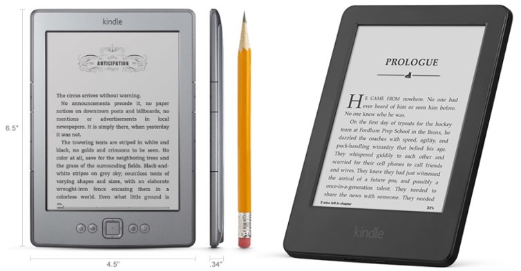 Kindle basic 2012 Wifi và Kindle 2014 phiên bản mới. Nguồn: kindlevn.com