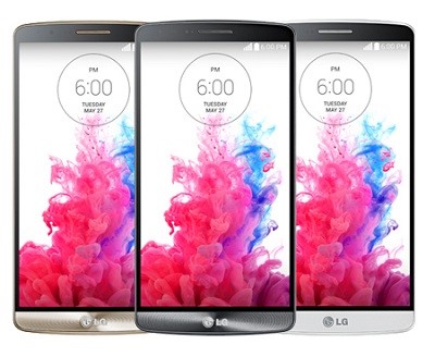 LG G3 có 3 màu cho bạn lựa chọn - Nguồn: lg.com