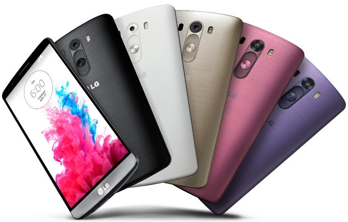 LG G3 với những màu sắc trẻ trung. Nguồn: fptshop.com.vn