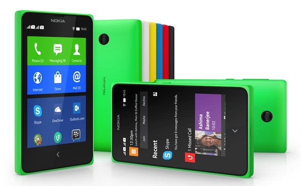 Nokia X với nhiều màu sắc rực rỡ như xanh lá, trắng, đỏ, đen. Ảnh: fptshop.com.vn
