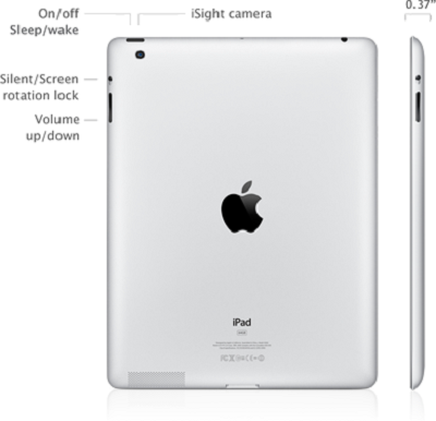 Màu sáng của iPad 3 trông sành điệu và ít để lại dấu vân tay sau khi sử dụng - Nguồn: touguider.com