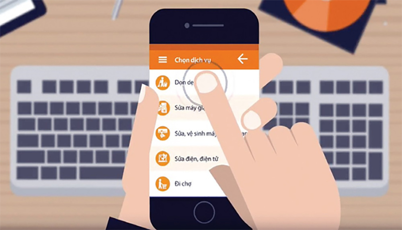 App giúp việc nhà theo giờ App giúp việc nhà theo giờ