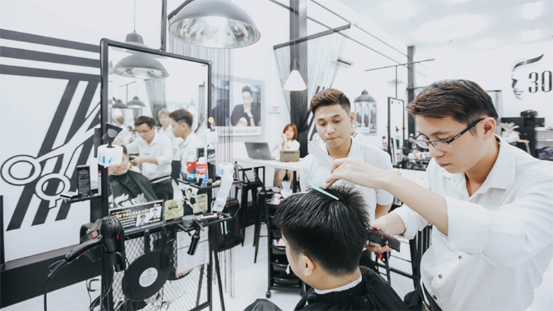 Kinh nghiệm mở salon tóc  tiệm tóc nam