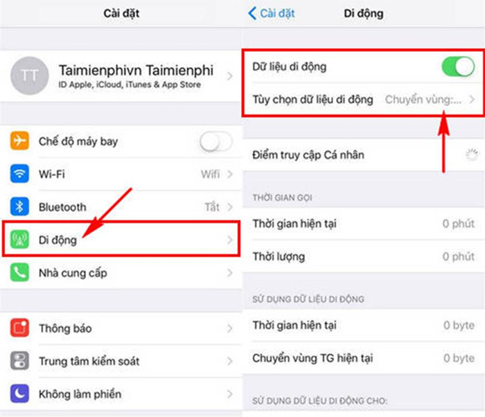 Cách phát WiFi bằng điện thoại iPhone, iPad - Download.vn