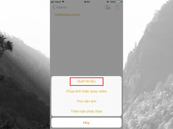 Hướng dẫn quét tài liệu cho iPhone XR Hướng dẫn quét tài liệu cho iPhone XR