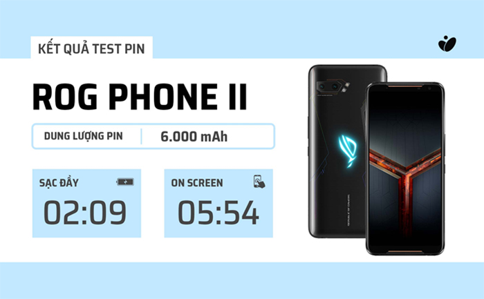 Asus ROG Phone II sở hữu dung lượng pin “khủng” lên đến 6.000 mAh Asus ROG Phone II sở hữu dung lượng pin “khủng” lên đến 6.000 mAh