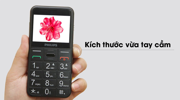 Philips E310 - điện thoại tốt nhất cho người già Philips E310 - điện thoại tốt nhất cho người già