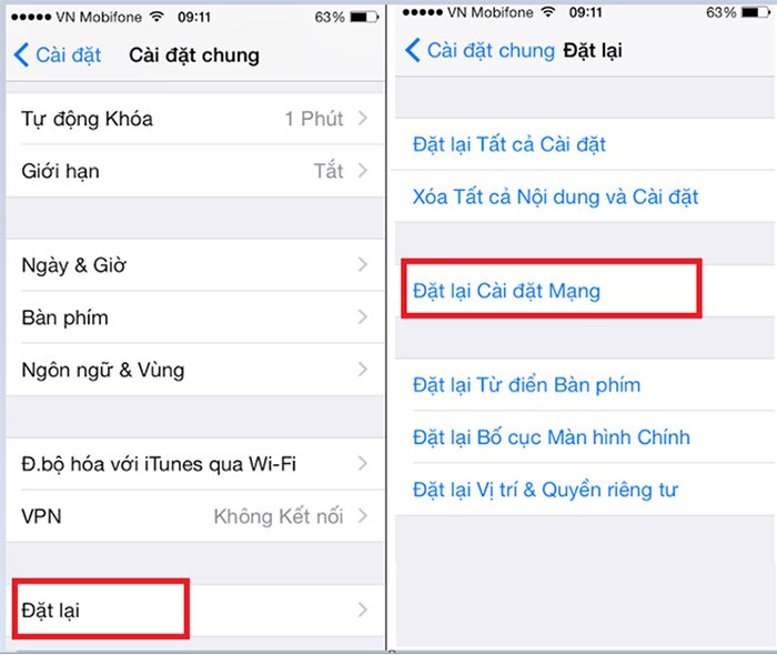 Nếu iPhone 7 của bạn bị lỗi mạng bạn hãy Đặt lại cài đặt mạng để xóa cấu hình mạng trong máy bạn và thiết lập lại từ đầu. Nếu iPhone 7 của bạn bị lỗi mạng bạn hãy Đặt lại cài đặt mạng để xóa cấu hình mạng trong máy bạn và thiết lập lại từ đầu.