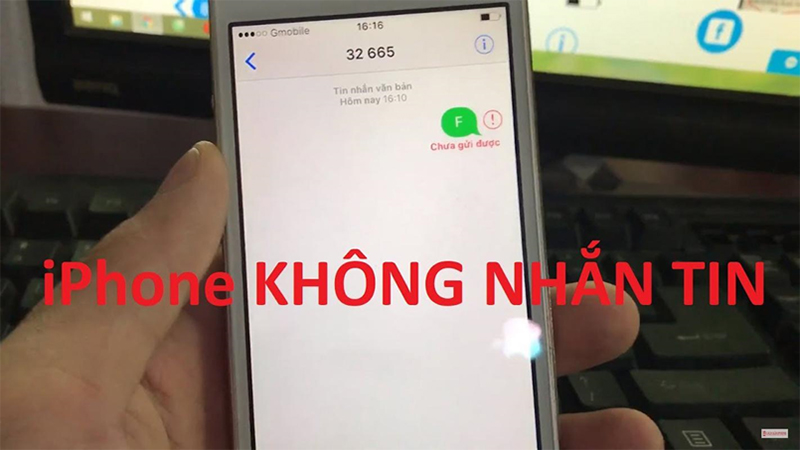 Iphone không nhắn tin được Iphone không nhắn tin được
