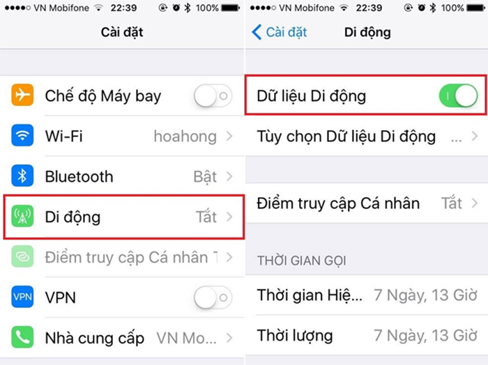 Thiết lập lại cài đặt mạng để iPhone có thể truy cập mạng Thiết lập lại cài đặt mạng để iPhone có thể truy cập mạng