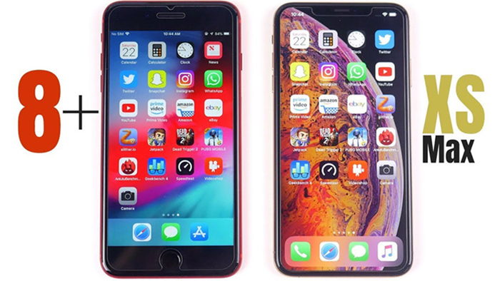 iPhone XS Max có tỷ lệ màn hình mới 19,5: 9, kích thước 6,5 inch cân đối hơn 8 Plus