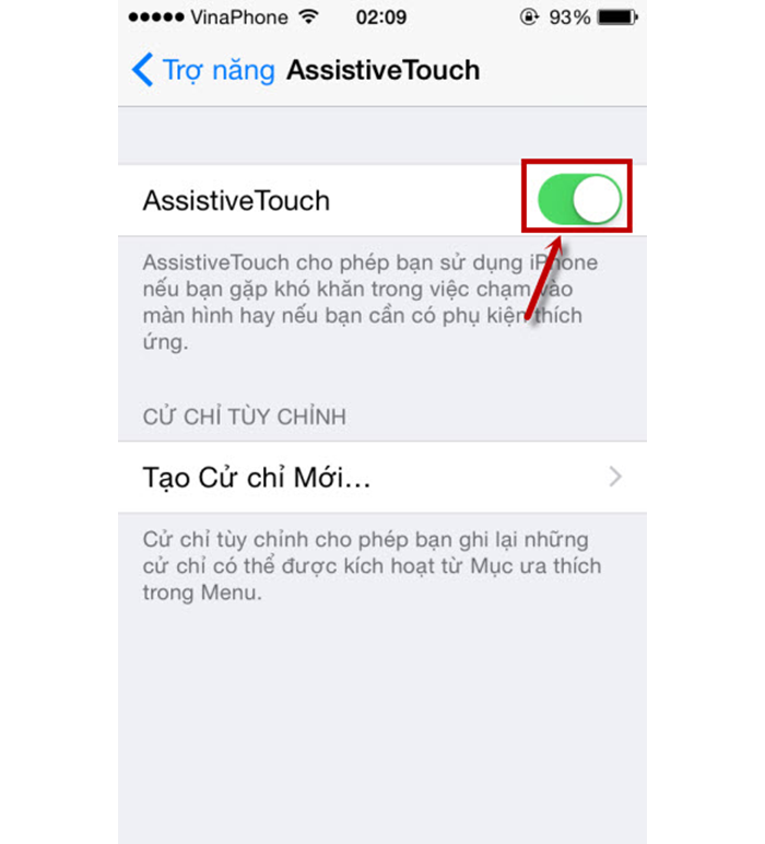 Chế độ Assistive Touch
