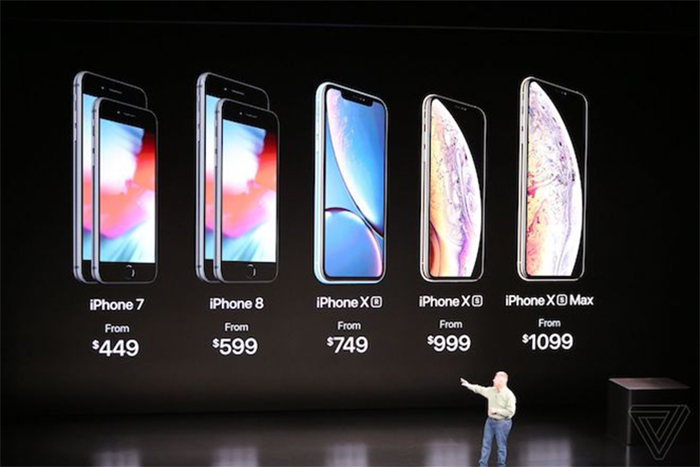 iPhone XR là phiên bản có giá rẻ nhất năm 2018