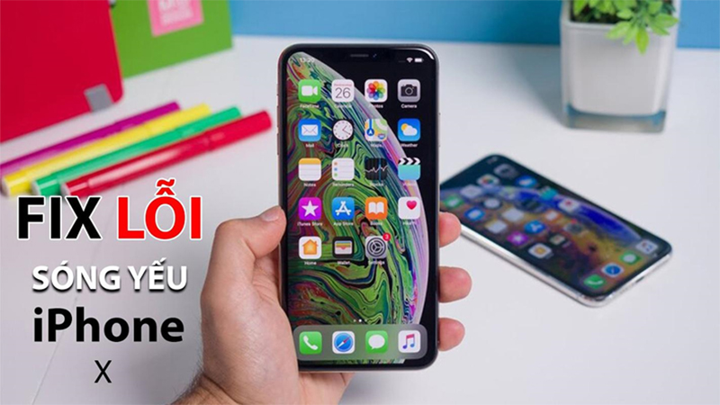 iPhone X sóng yếu iPhone X sóng yếu