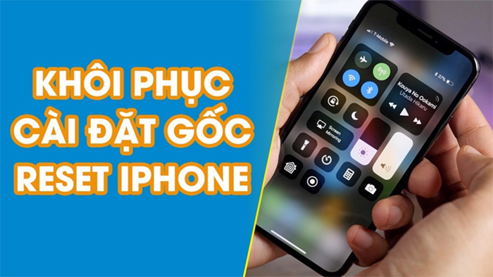 Thực hiện khôi phục cài đặt gốc để sửa lỗi iPhone XS Max bị đơ Thực hiện khôi phục cài đặt gốc để sửa lỗi iPhone XS Max bị đơ