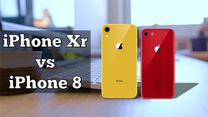 Thiết kế iPhone XR và iPhone 8 Plus cũ có nhiều khác biệt mới