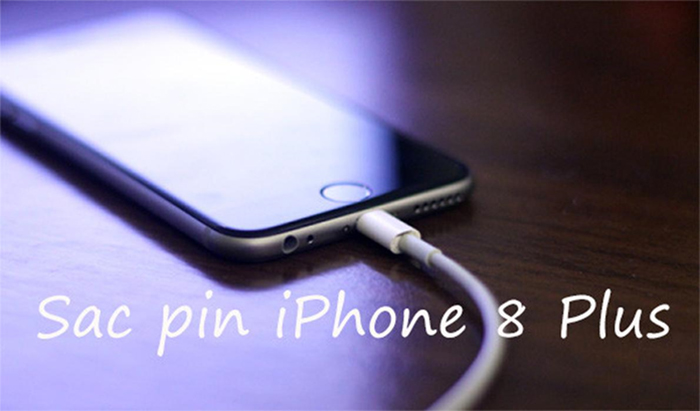 Điện thoại iPhone 8 Plus đem thời hạn sạc pin lâu còn nếu không dùng khí giới sạc nhanh