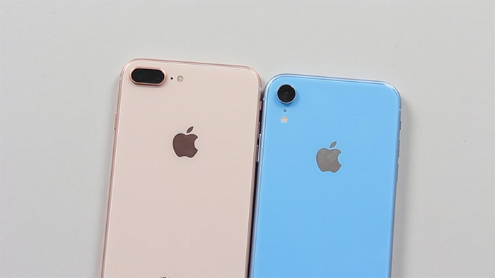 Thiết kế iPhone XR khác biệt với nhiều màu sắc đa dạng hơn iPhone 8 Plus cũ