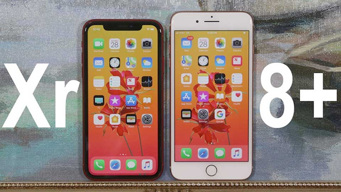 iPhone XR được trang bị con chip mạnh nhất năm 2018 của hãng là phiên bản A12, iPhone 8 Plus chỉ chạy trên chip Apple A11. 