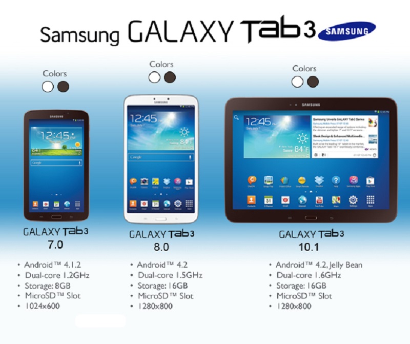 samsung galaxy tab 3