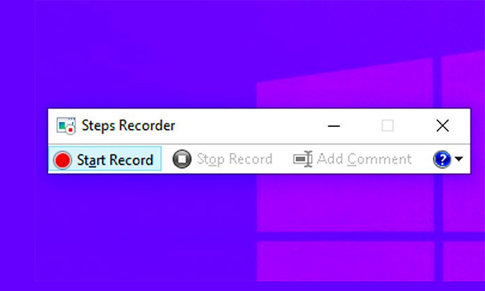 Sử dụng Steps Recorder là cách quay màn hình máy tính Win 7 đơn giản nhất