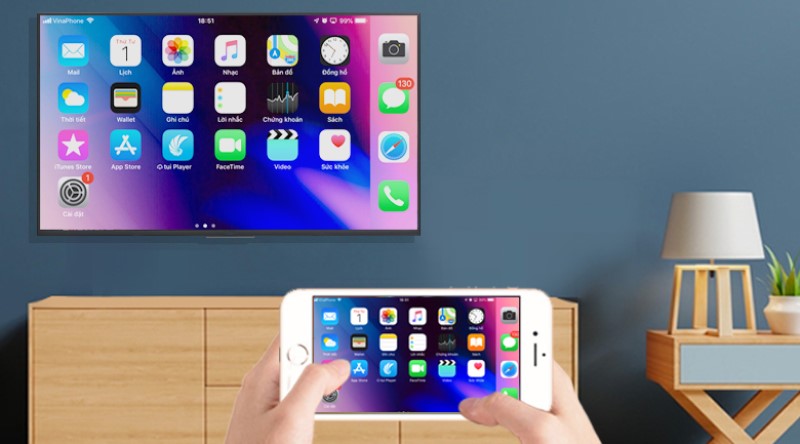 Hướng dẫn cách kết nối iPhone với tivi Samsung đơn giản nhất