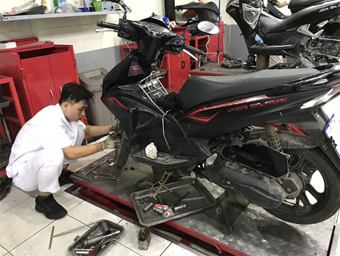 địa chỉ đào tạo nghề xe máy uy tín tại Hà Nội