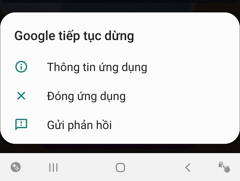 Cách khắc phục lỗi Google tiếp tục dừng đơn giản, hiệu quả lỗi google tiếp tục dừng