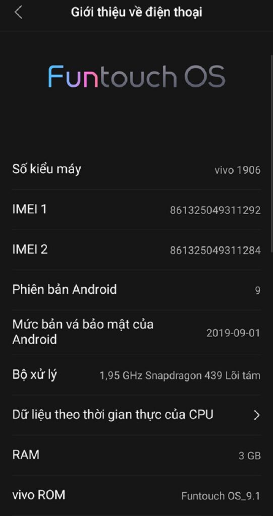 vivo y11 giá bao nhiêu