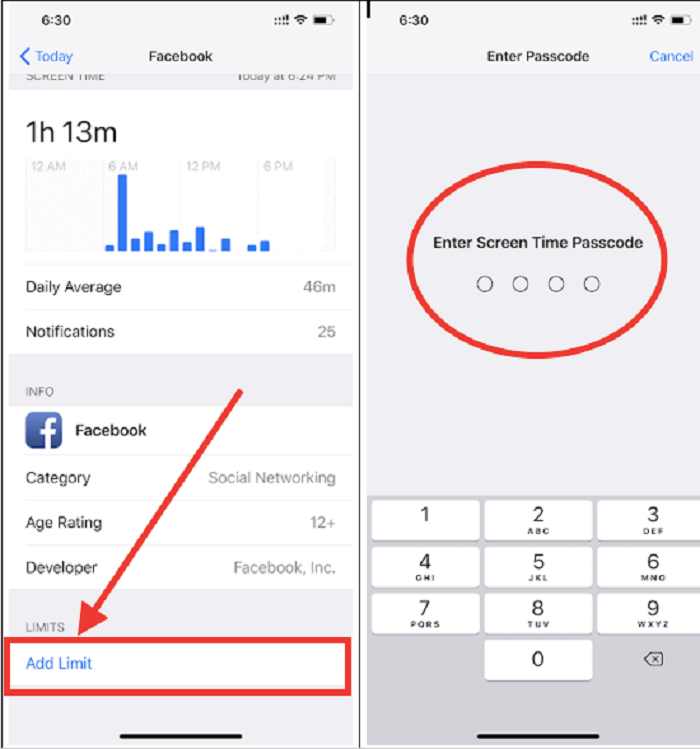 khóa ứng dụng iphone