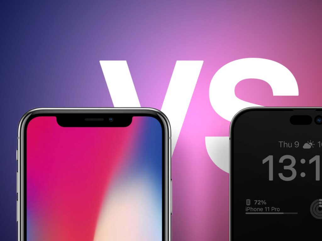 so sánh iphone x và iphone 14 Pro