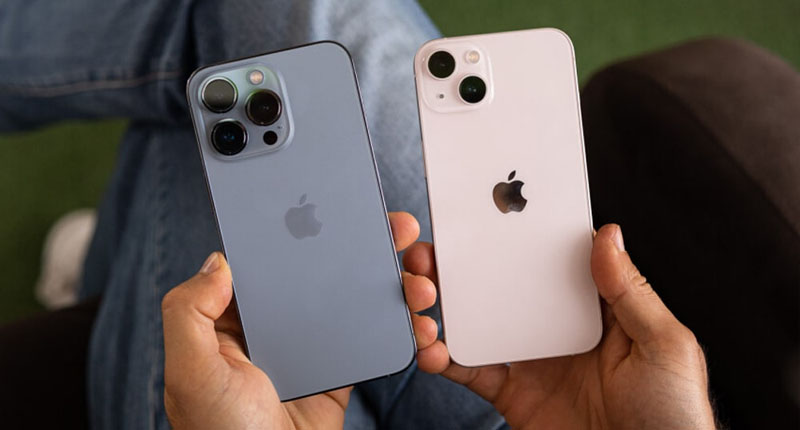 so sánh iPhone 13 và 13 Pro