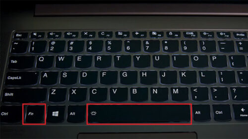 Hướng dẫn cách bật đèn bàn phím laptop Lenovo trong vòng 1 nốt nhạc