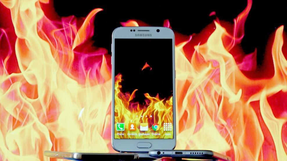 điện thoại Samsung báo thiết bị quá nóng