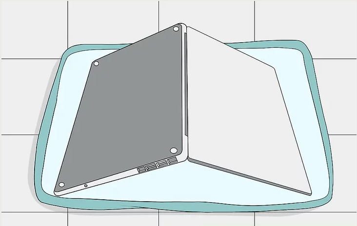 laptop bị vô nước