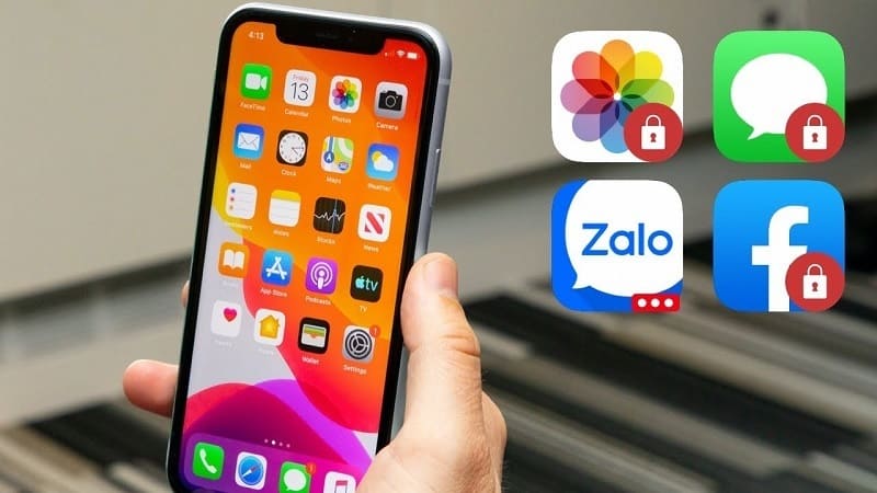 khóa ứng dụng trên iPhone