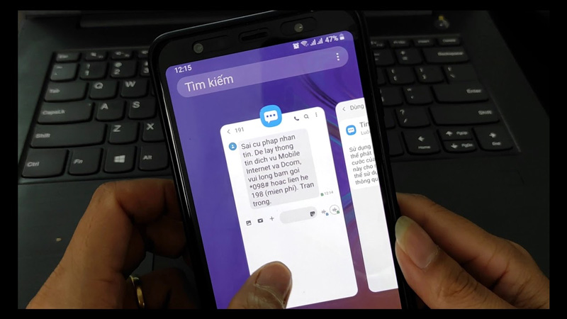điện thoại Samsung không gửi được tin nhắn